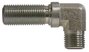 12MFFOR-BLKHD-90 3/4" Male Flat Face O-Ring to 90° Bulkhead