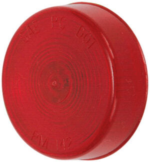 142R 2.5 inch Round PC-Rated Clearance/Side Marker Light; red; poly bag