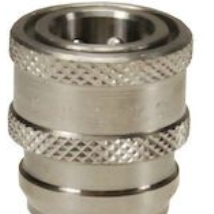 2HBF2-S 1/4 IN ISO B Socket x 1/4-19 BSPP with Female Threads - 303 Stainless Steel