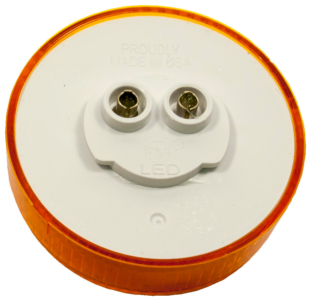 V162KA 2 1/2 inch Clearance/Side Marker Light; amber grommet kit; Viz Pack