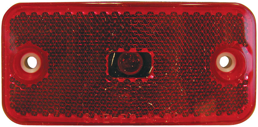 V2548R Clearance/Side Marker Light w/ Reflex; red; Viz Pack