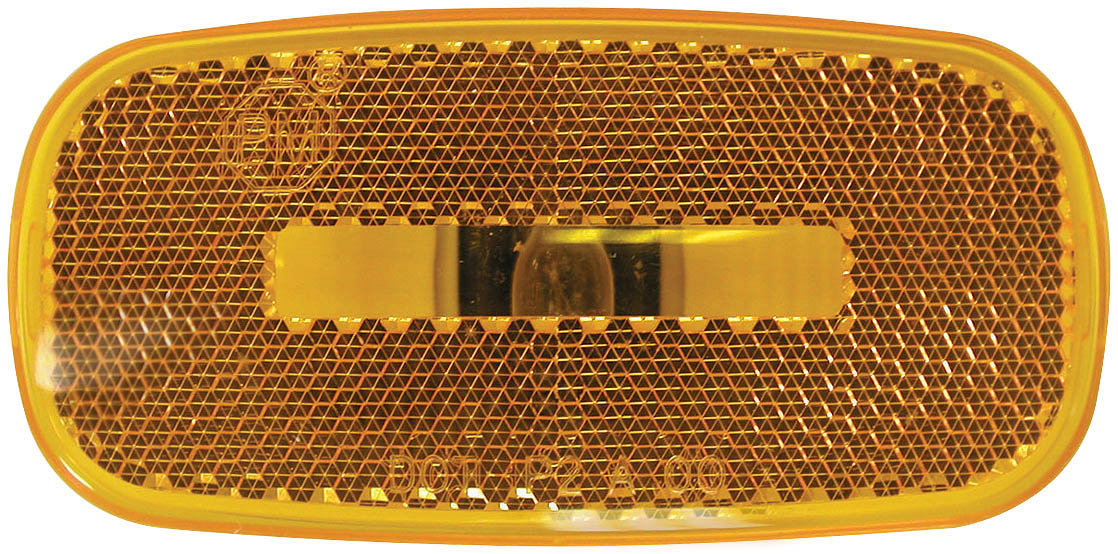 V2549A Clearance/Side Marker Light w/ Reflex; amber; Viz Pack