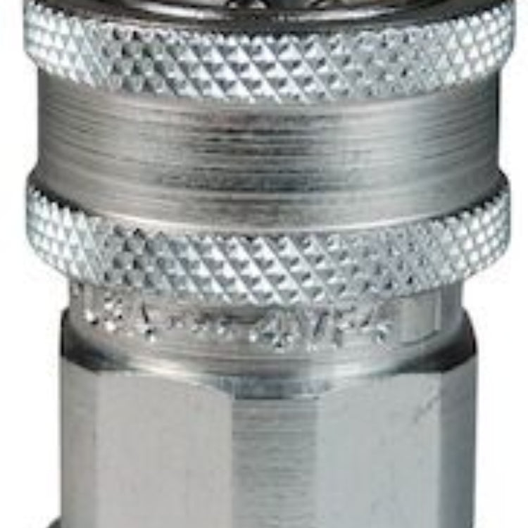 2VF2 1/4 IN H/IH Interchange Socket x 1/4-18 NPTF with Female Threads - Steel