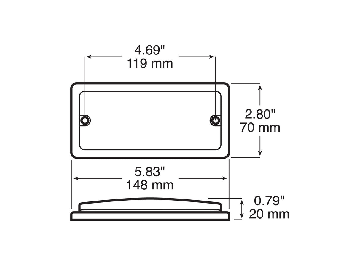 368 Dome / Interior Light; white, stripped leads; poly bag