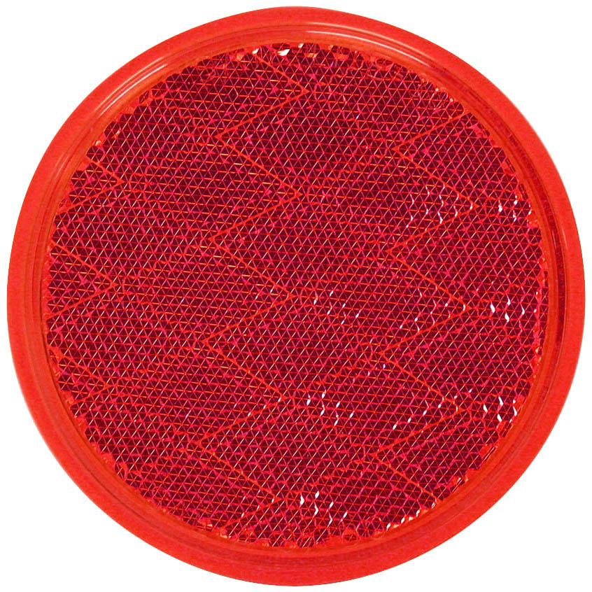 V475R Round Quick-Mount Reflector; red; Viz Pack