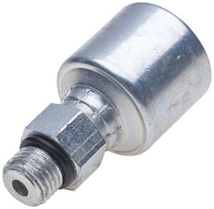 6G-6MB Gates MegaCrimp Hydraulic Coupling Solid Male O-ring Boss