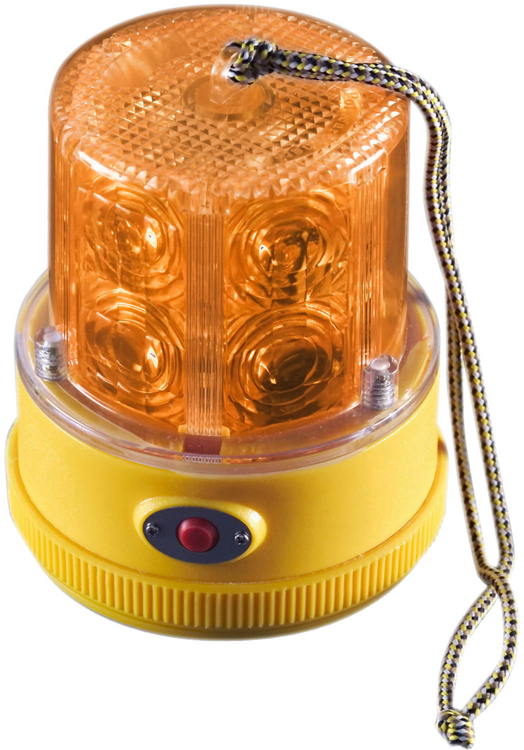 740A Battery-Operated Safety Beacon w/ Magnetic Mount; amber; box