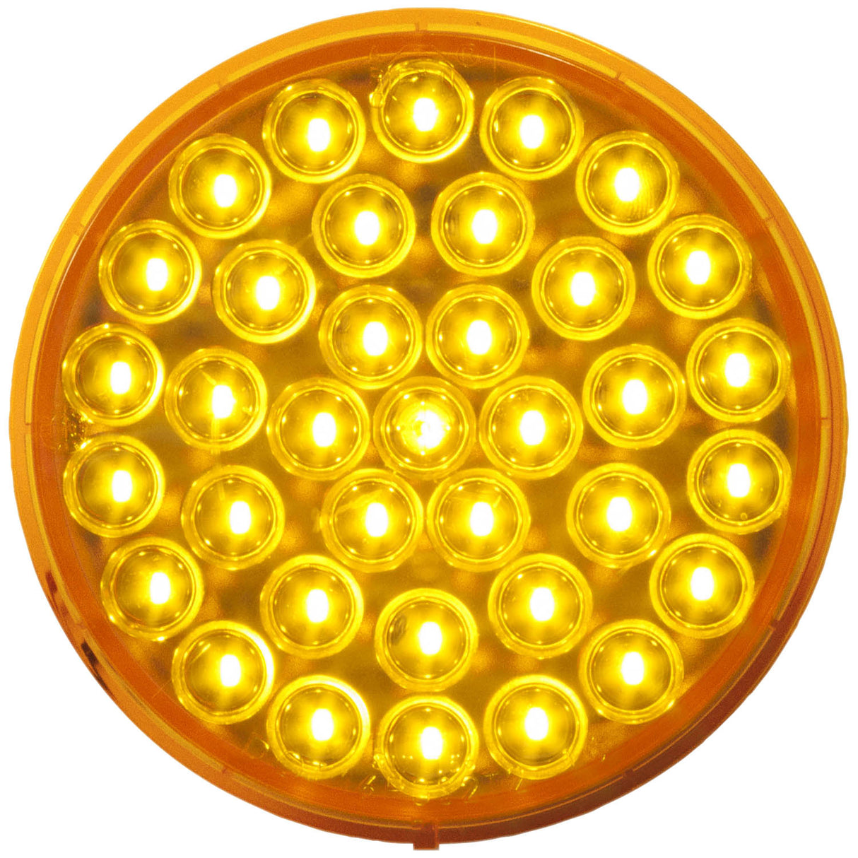 817A-36 Lumen X ® AMP 4 inch Round Rear Turn Signal Light; grommet; poly bag