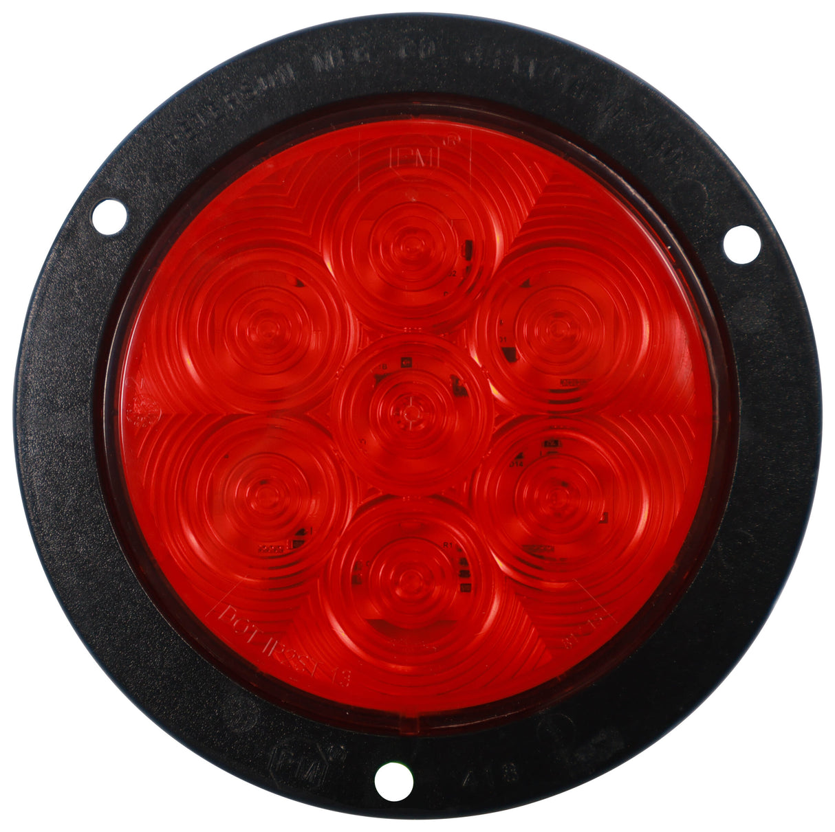 824R-7 Lumen X ® PL3 4 inch Round Stop / Turn / Tail Light; flange; poly bag