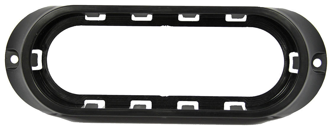 820-09 Surface Mount Bracket For Oval Lights; black; poly bag