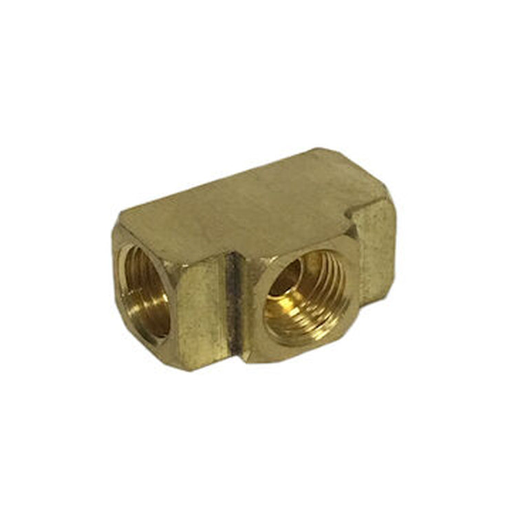 7765 1/4″ Brass Female Inverted Flare Tee