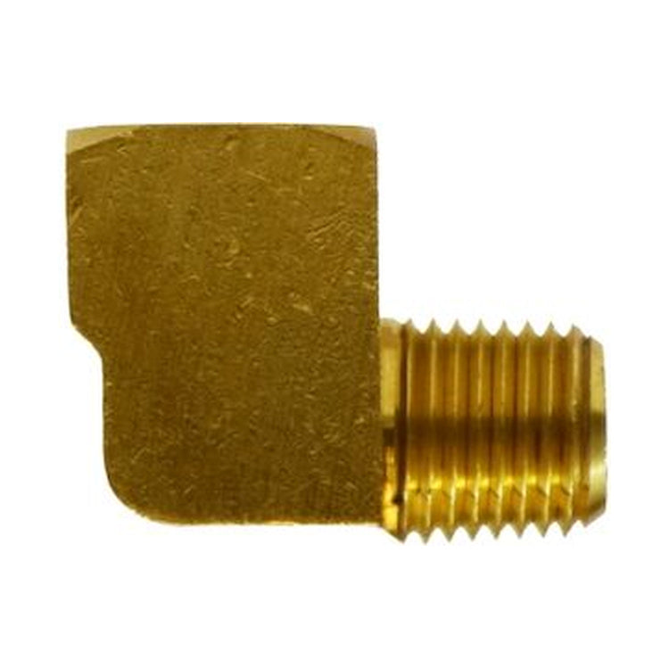 3400X4 1/4″ Brass Male NPTF x 1/4″ Female NPTF Street Elbow 90