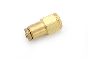 PTC-DOT-66X6X6 Brass 3/8 PTC - 3/8 Female NPT DOT