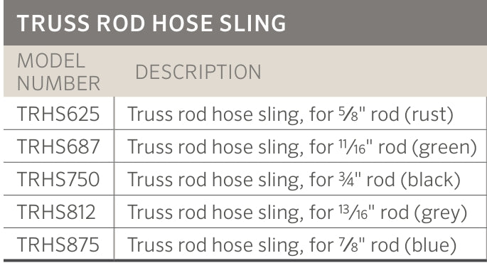 Senninger Truss Rod Hose Slings