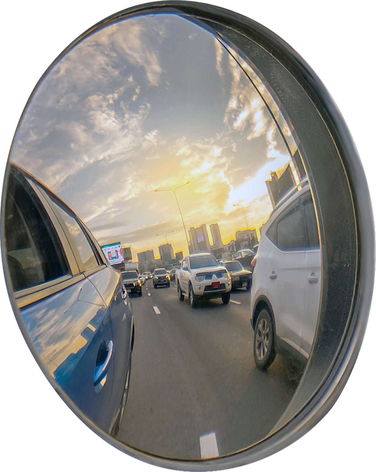 V600 Round Blind-Spot Mirror; 2 inch diameter; Viz Pack