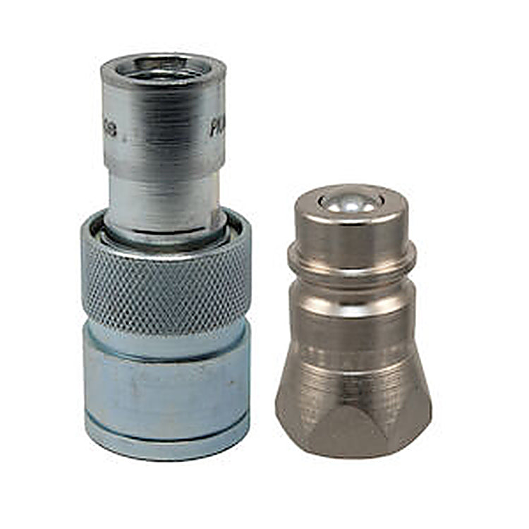 8200-16 1/2 IN Agricultural Complete Coupler x 7/8-14 NPTF with Female Threads - Steel