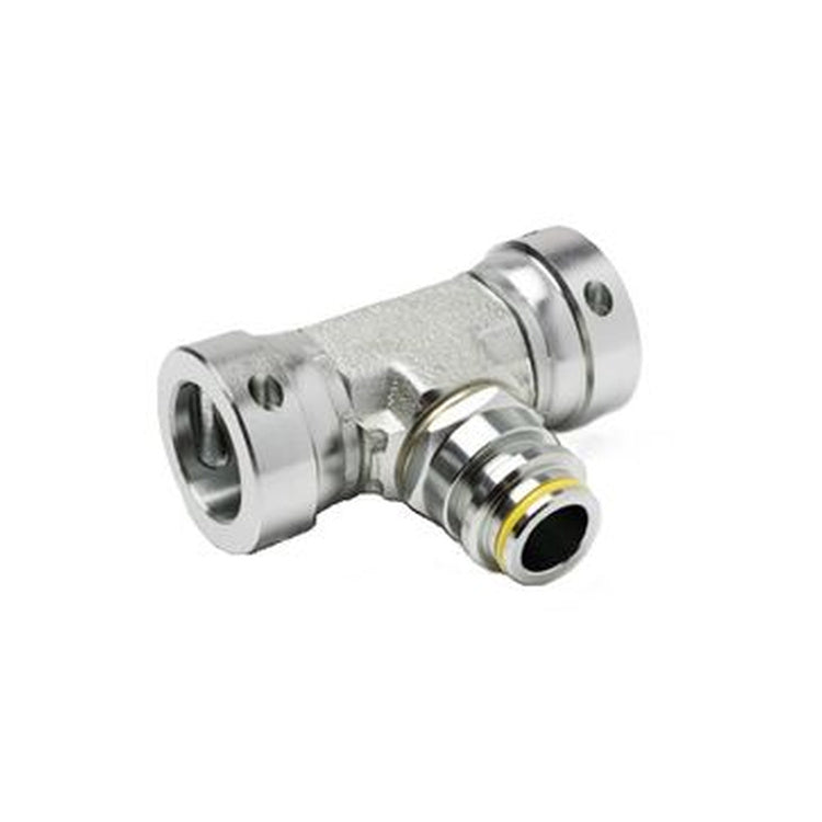 6FSAX-6FSAX-6MSA 3/8 IN Female Stecko Swivel₁ x 3/8 IN Female Stecko Swivel₂ x 3/8 IN Male Stecko₃ Branch Tee