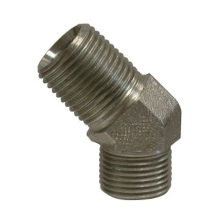 4MFFOR-4MP45 1/4″ Male Flat Face O-Ring x 1/4″ Male NPTF 45