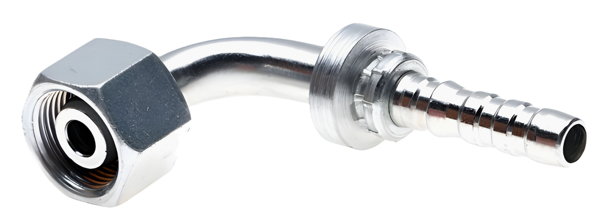 8GS-16FDHORX90 Gates 1/2 GlobalSpiral x 24-1.5 MM Female DIN Heavy Swivel 90 Medium