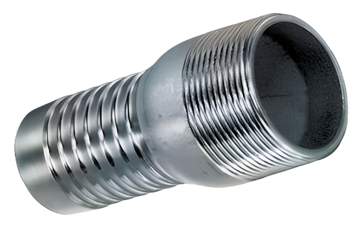 STC-1/D 1/2 Plated Combo Nipple x 1/2 Male NPT-Steel