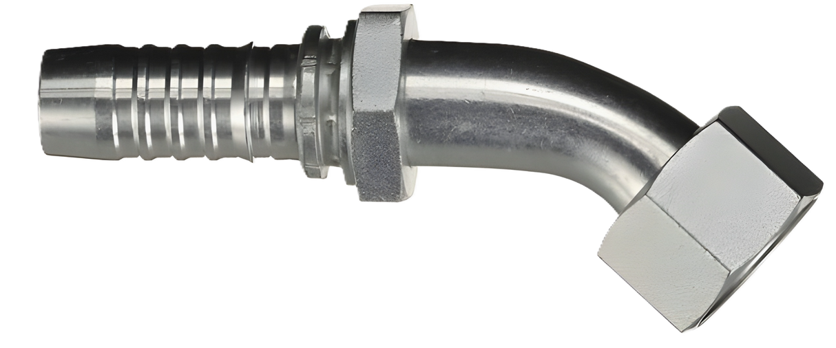 16GS-20FFORX45S Gates 1 GlobalSpiral x 1-1/4 Female Flat Face Swivel 45