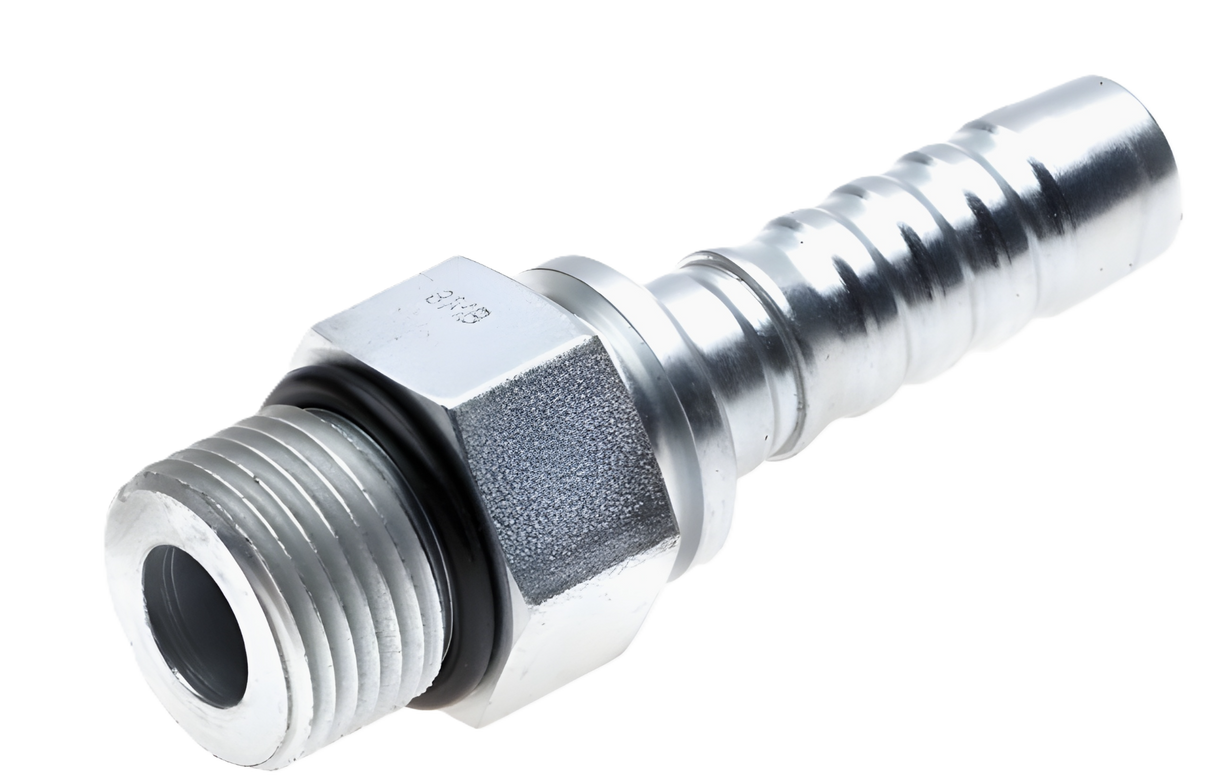 6GS-6MB Gates GlobalSpiral GS Couplings O-Ring Boss Solid Male