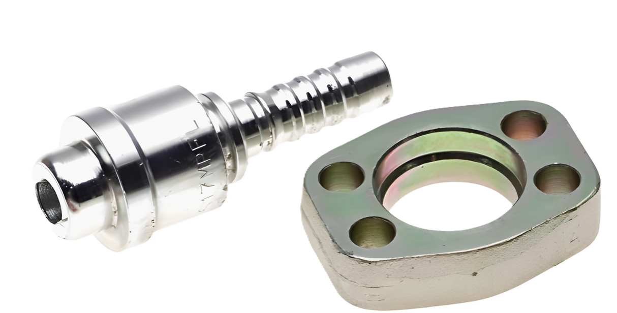 10GS-21MPFL 5/8 GlobalSpiral x 21 Male French GAZ Flange