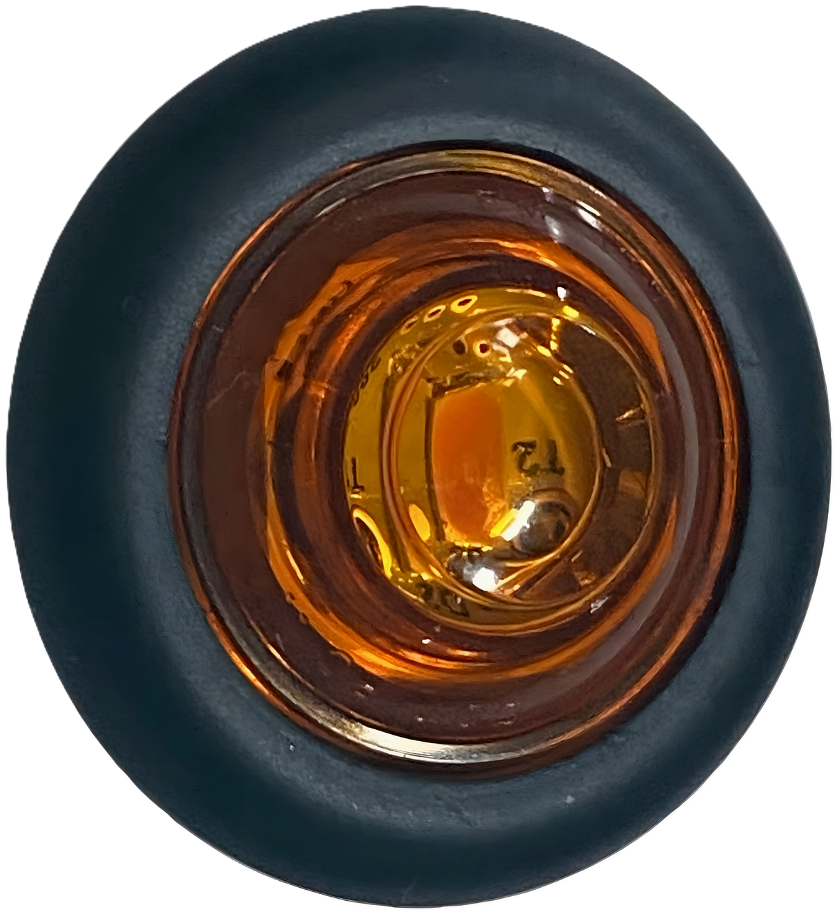 V177A 3/4 inch PC-Rated Clearance & Side Marker; amber; Viz Pack