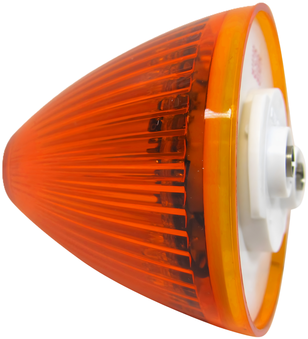 V166A 2 inch Beehive Clearance/Side Marker Light; amber; Viz Pack