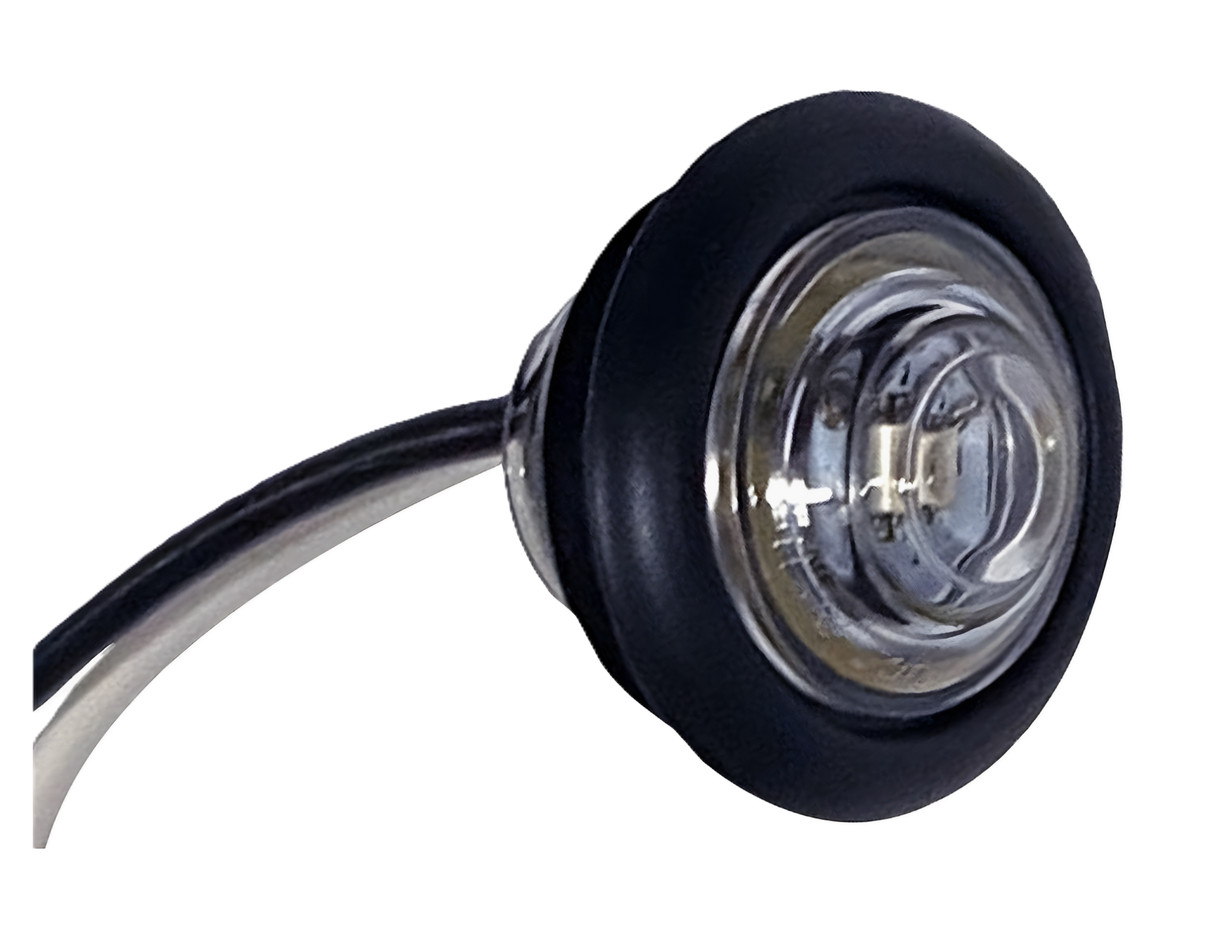 V177C Single Diode 3/4 inch Utility Light, 12 Volt; stripped leads; Viz Pack