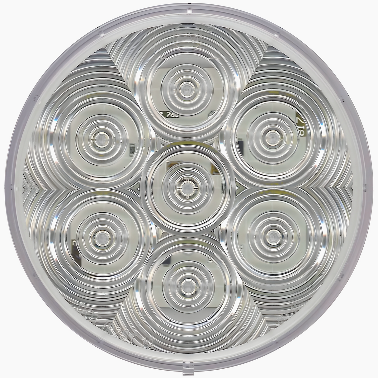 V826KC-7 Lumen X ® PL3 4 inch Round Back-Up Light; grommet kit; Viz Pack
