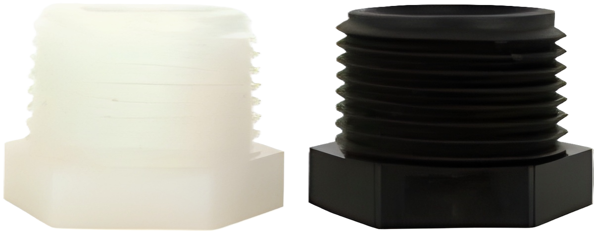 VALUE RB3438 POLY 3/4" MNPT X 3/8" FNPT POLY REDUCER COUPLING