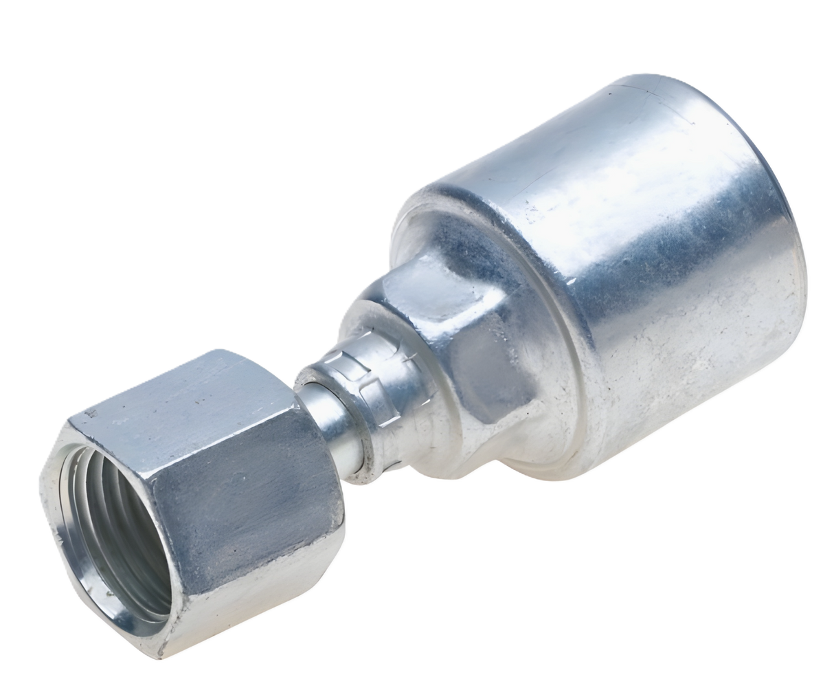 6G-8FFORX Gates MegaCrimp Hydraulic Coupling Female Flat Face O-Ring Swivel