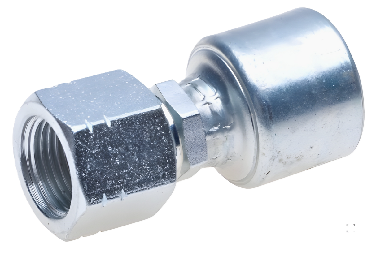 8G-8FKX Gates MegaCrimp Hydraulic Couplings Female Komatsu Swivel