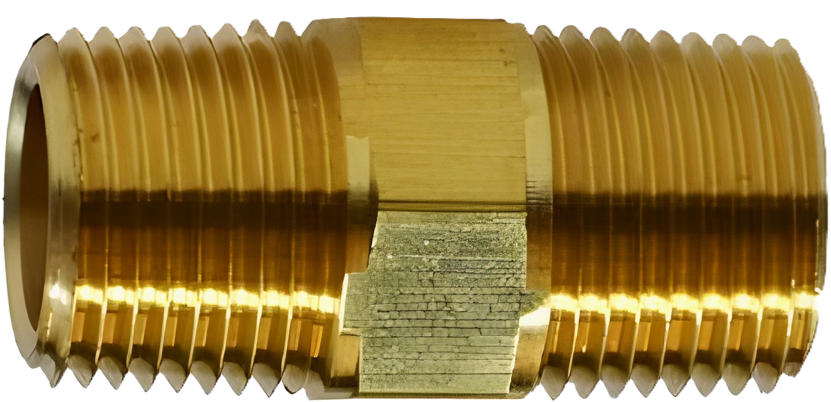 44X4 1/4" Brass Male SAE Union Tee
