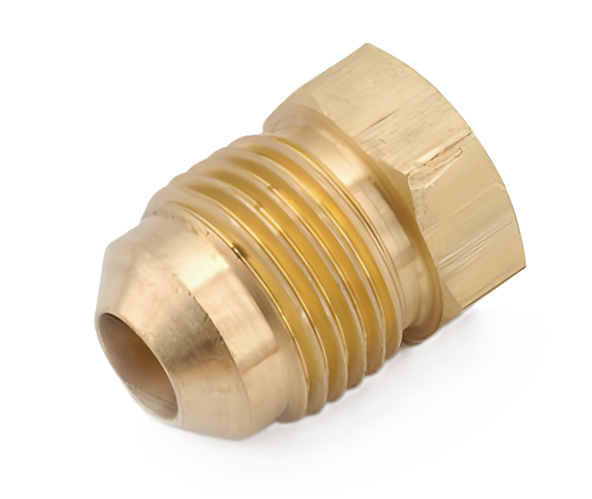 S9X5 5/16" Brass Male SAE Plug