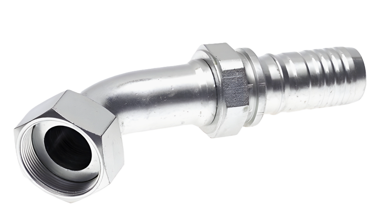24GSP-24FFORX45-036 1-1/2 GlobalSpiral Plus x 1-1/2 Female Flat Face Swivel 45