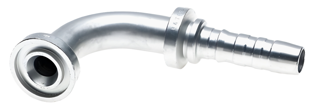 8GS-8FL90L Gates 1/2 GlobalSpiral x 1/2 Code 61 Flange 90 Long