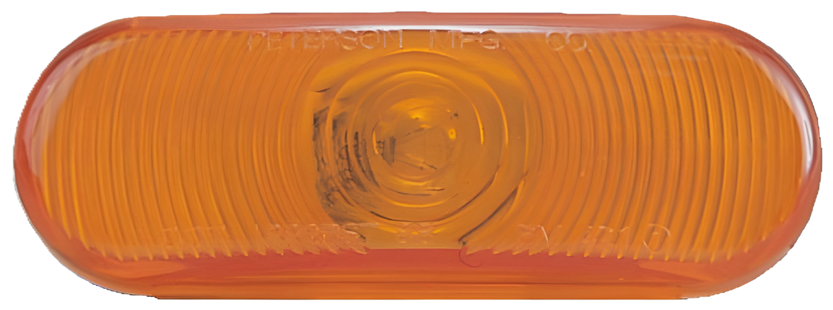 421A Sealed Oval Turn Signal; amber; poly bag