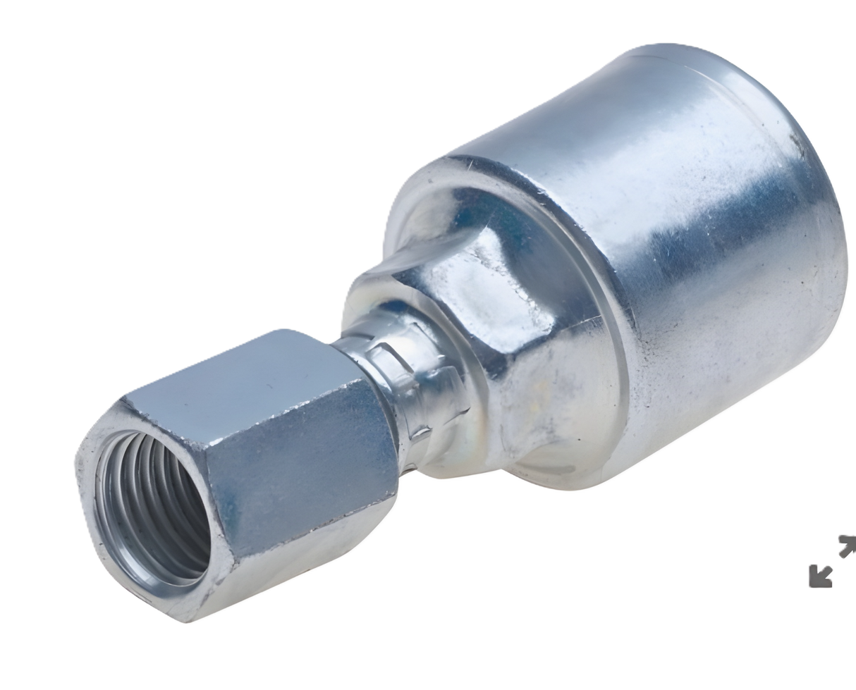 12G-8FJX Gates MegaCrimp Hydraulic Coupling Swivel Female JIC 37° Flare