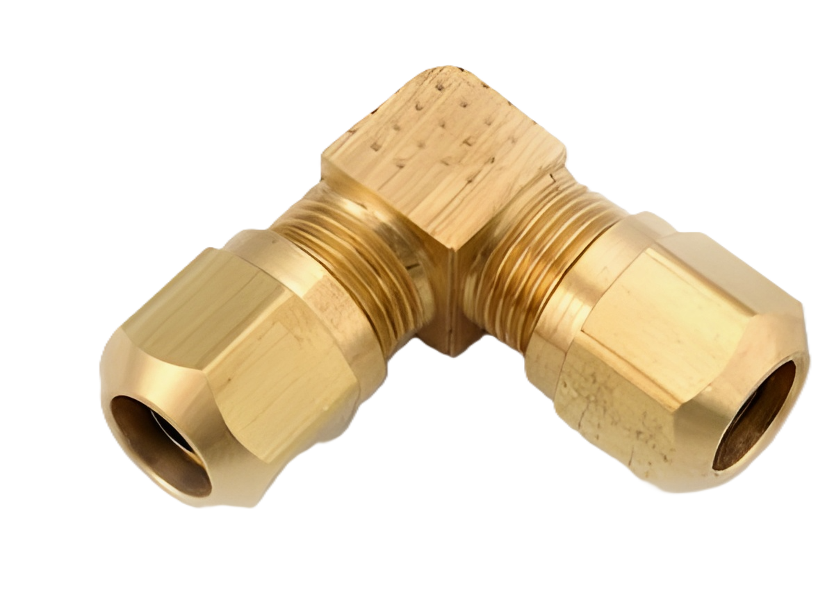 1474X8 1/2 Brass Air Brake Compression Bulkhead Union
