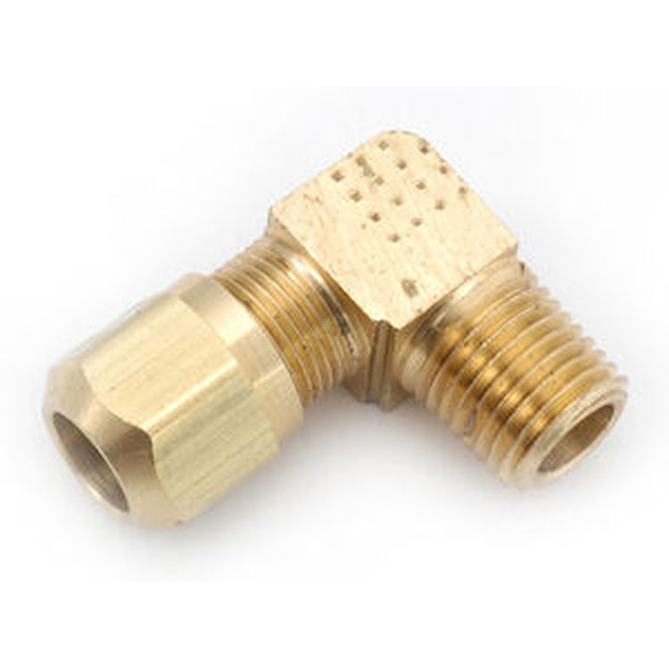 1469X12X12 Brass 3/4 Air Brake Compression - 3/4 Male NPT 90