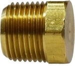 Brass Male NPTF Hex Head Plug
