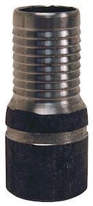 Unplated Beveled Combo Nipple - Male NPT - Steel