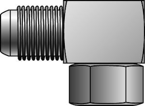 Male Komatsu to Female Komatsu 90 Swivel