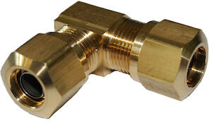 Brass Air Brake Compression Union Elbow 90 - Nylon Tubing