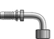 Female JIC 37 Flare Swivel 90 Bent Tube Long