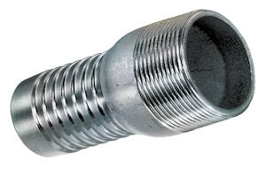 Plated Combo Nipple - Male NPT - Steel