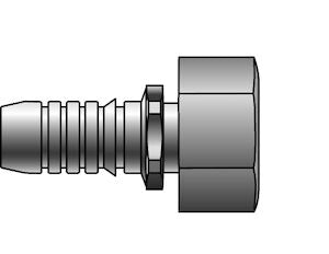 10GS-10FBSPORX Gates 5/8 GlobalSpiral x 5/8 Female British Standard O-Ring Parallel Pipe Swivel