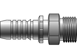 10GS-20MDH Gates 5/8 GlobalSpiral x 30-2.0 MM Male DIN Heavy